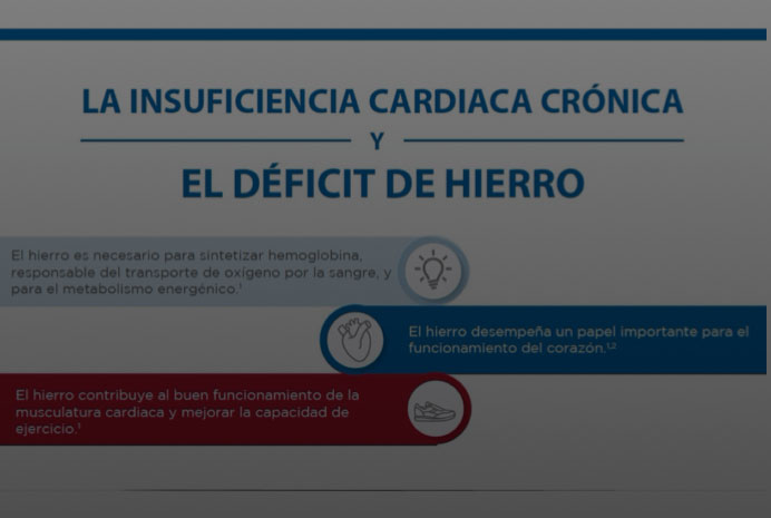 Insuficiencia cardíaca crónica y déficit de hierro